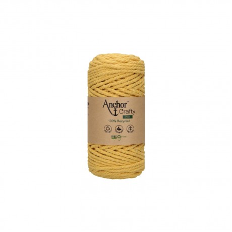 Rolo de linha Anchor Crafty fine nº 3, cor 108 mustard - 250grs